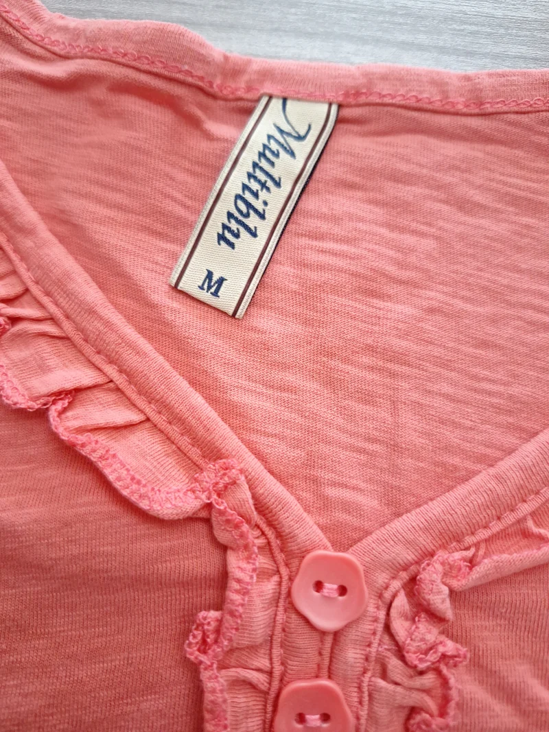 Multiblu T-Shirt Rüschen 38