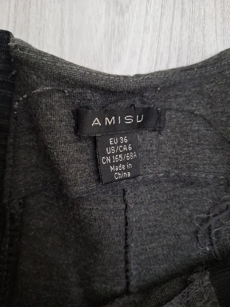 Amisu Leggings Ziernähte 36