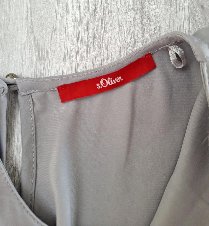 s.Oliver Blusentop Wickeloptik 44