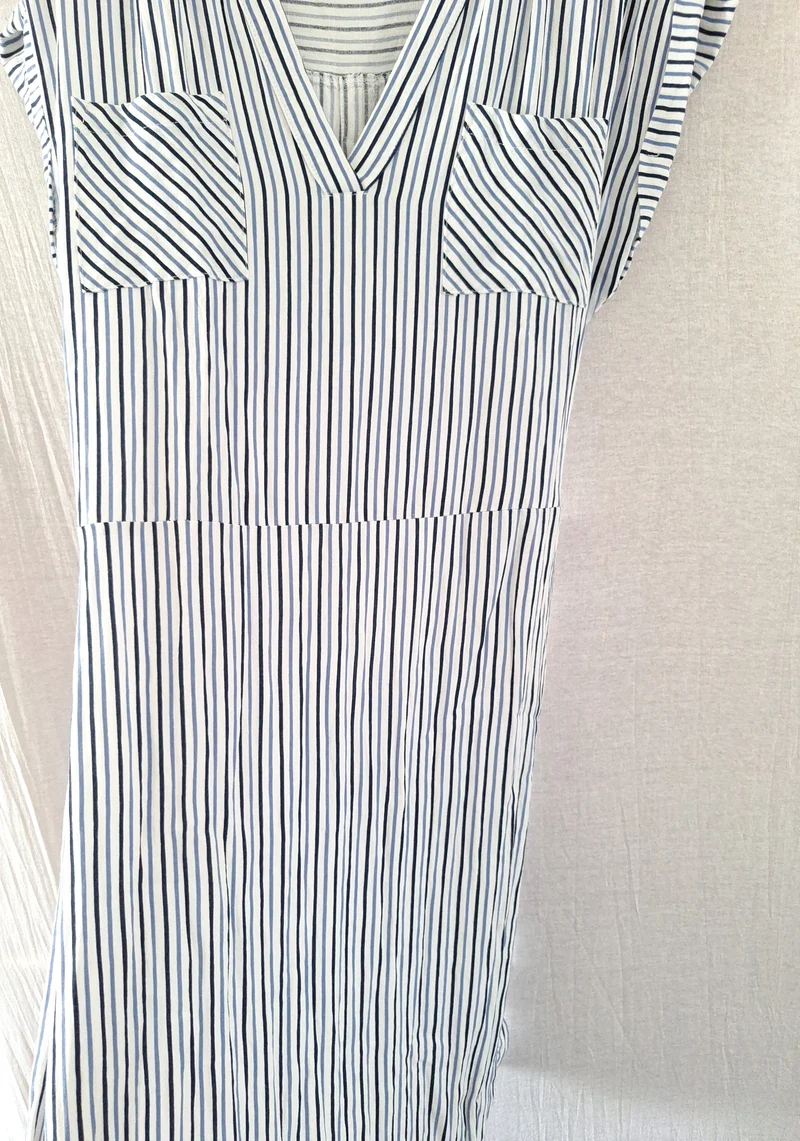 ONLY Blusenkleid Streifen 34