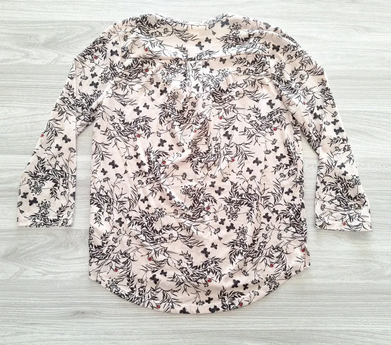 H&M Blusenshirt Blumen 34