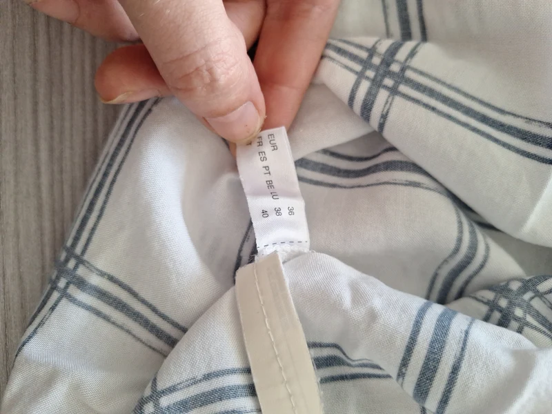 Yessica Schlupfbluse Karo 36