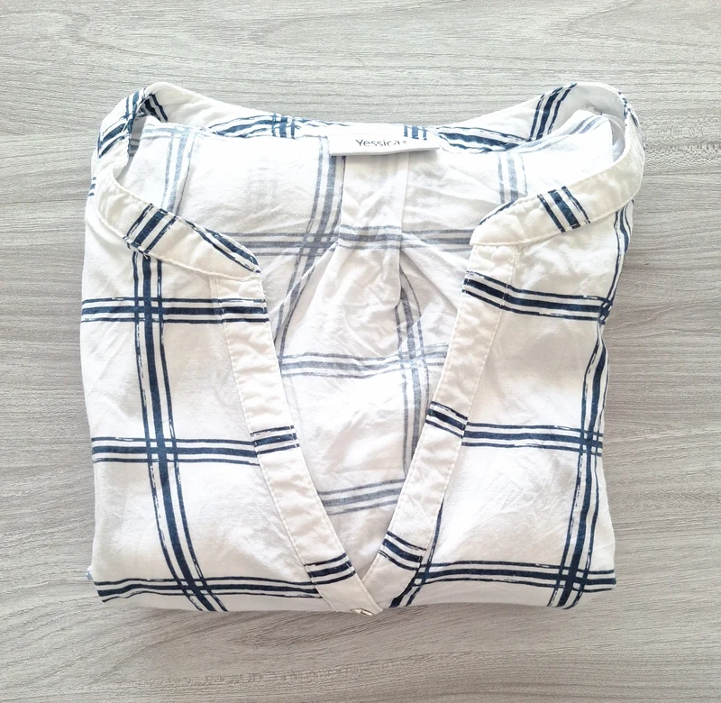Yessica Schlupfbluse Karo 36