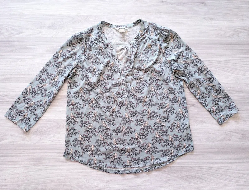 H&M Tunikabluse Vögel 36