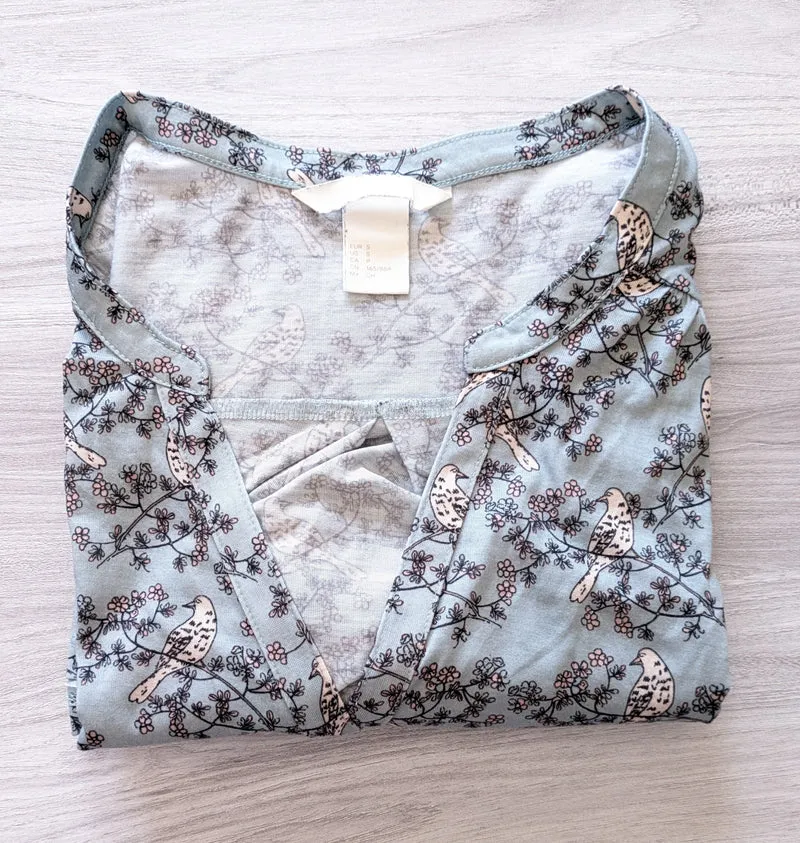 H&M Tunikabluse Vögel 36