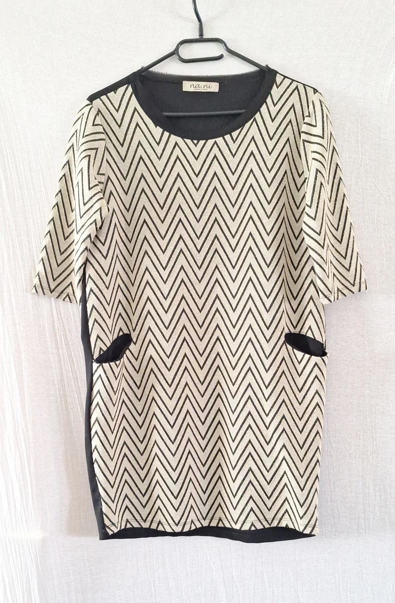 Na-Ni Strickkleid Zickzack 38
