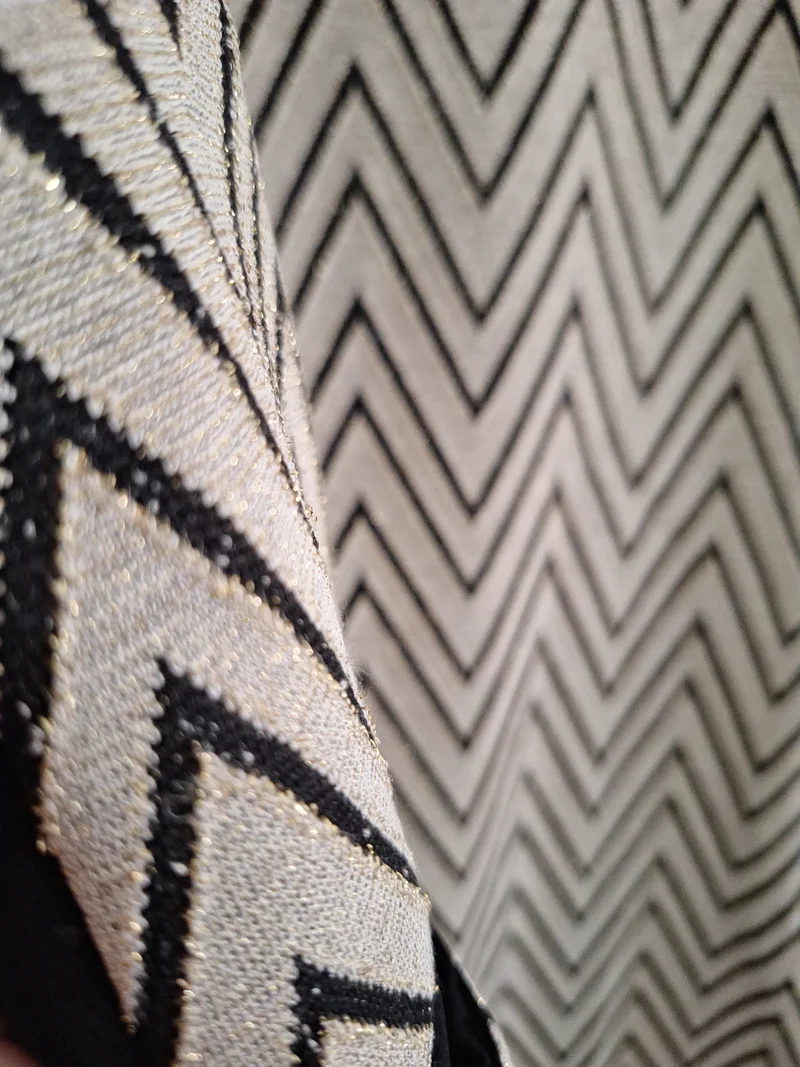 Na-Ni Strickkleid Zickzack 38