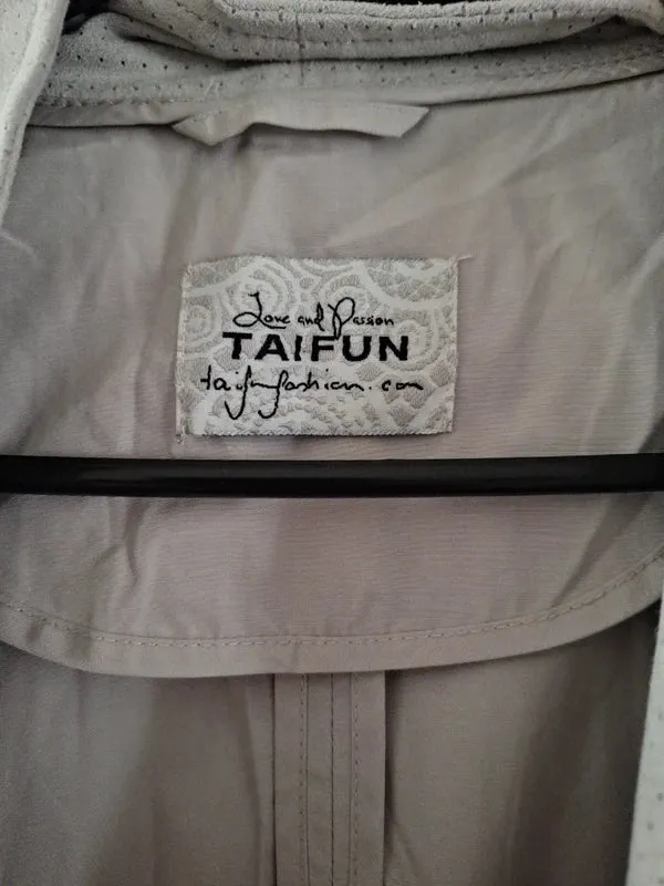 Taifun Cardigan Wasserfallkragen 38