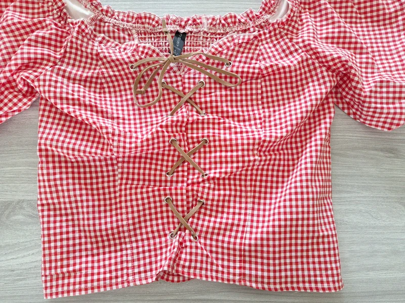 Amisu Carmenbluse Karo 40