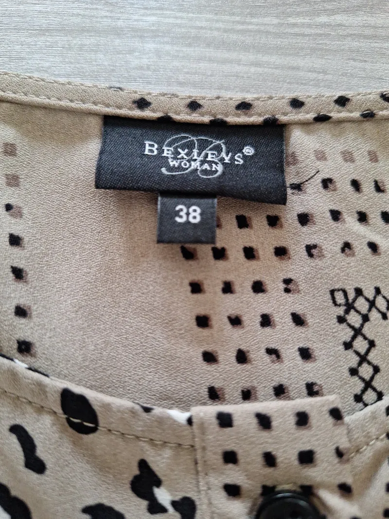 Bexleys Tunikabluse Animalprint 38