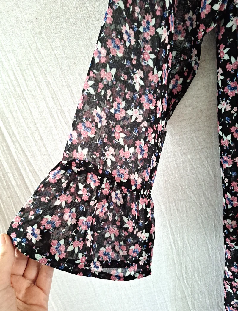 Esmara Chiffonkleid Blumen 38
