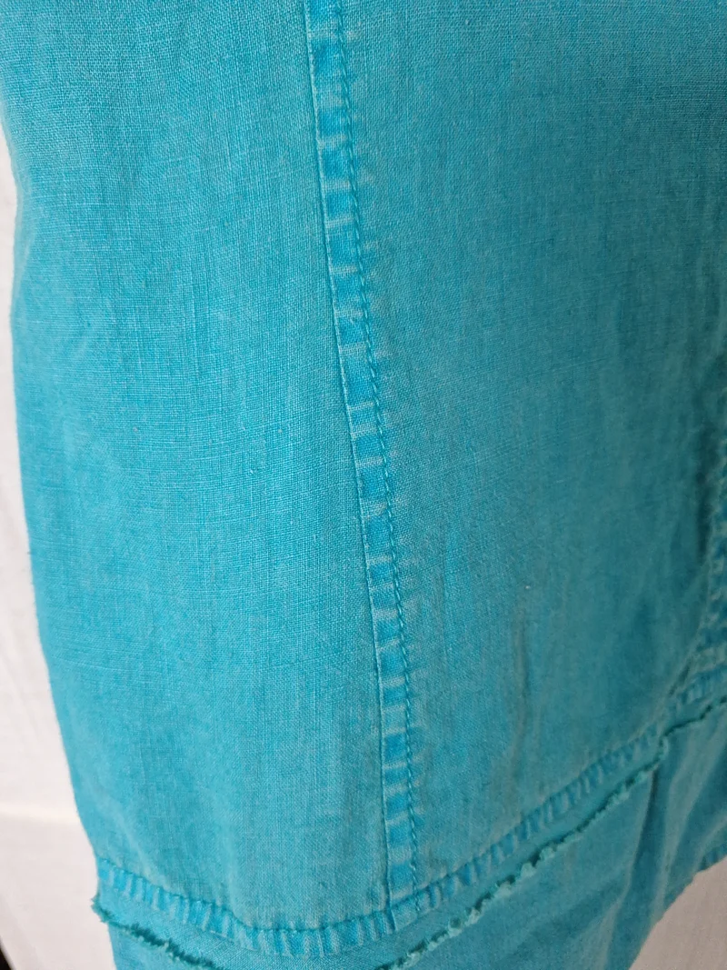 Aprico Leinenbluse Kurzarm 44