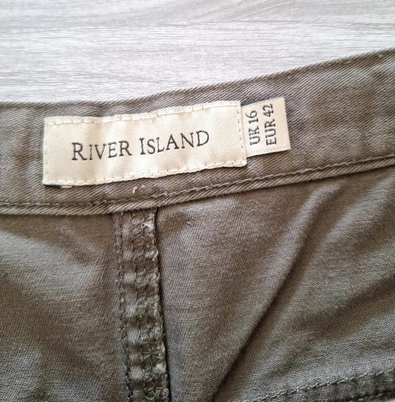 River Island Minirock Canvas 42