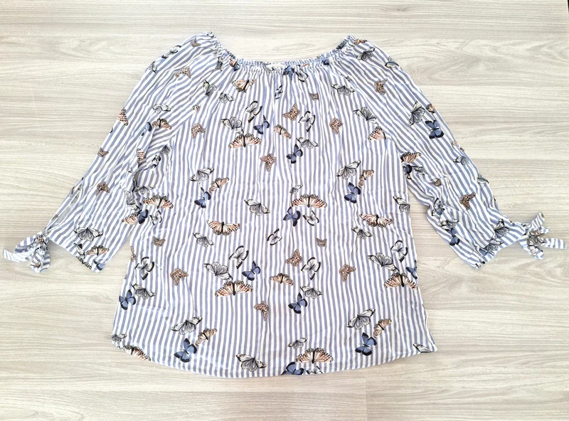 Bexleys Carmenbluse Schmetterlinge 46