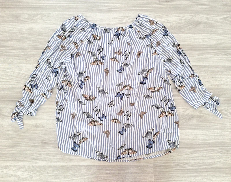 Bexleys Carmenbluse Schmetterlinge 46