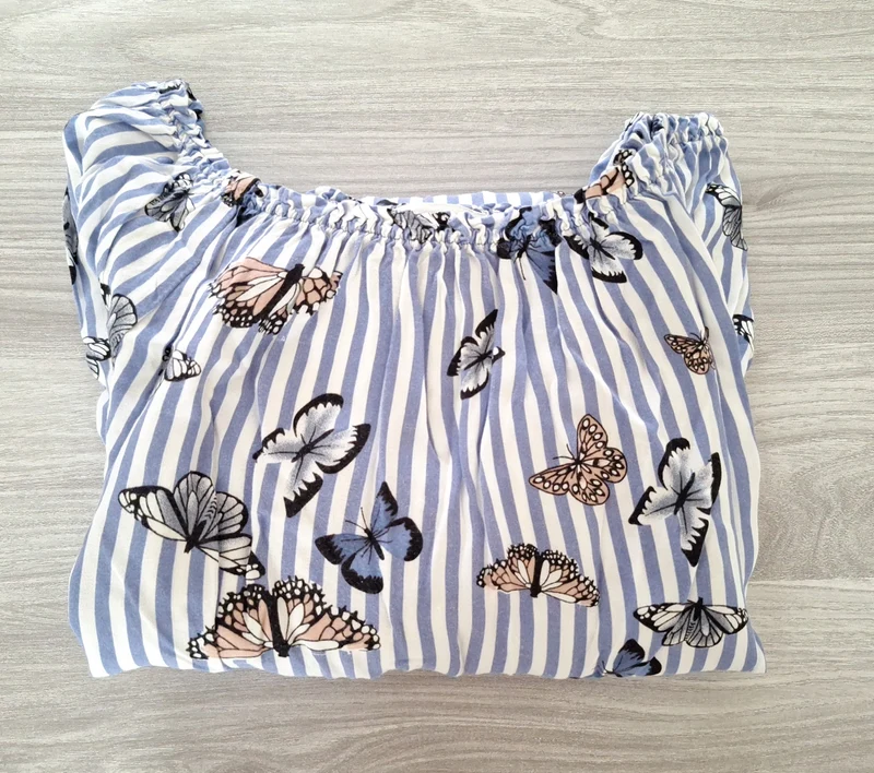Bexleys Carmenbluse Schmetterlinge 46