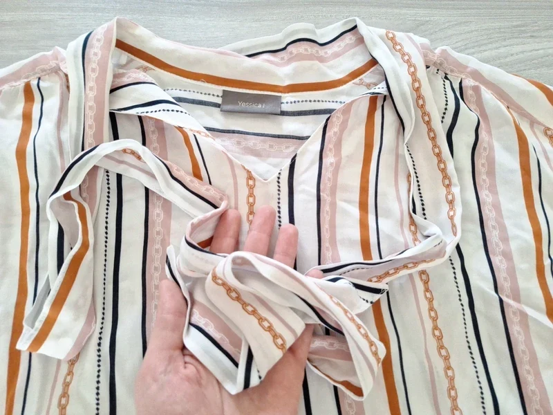 Yessica Bluse Streifen 46