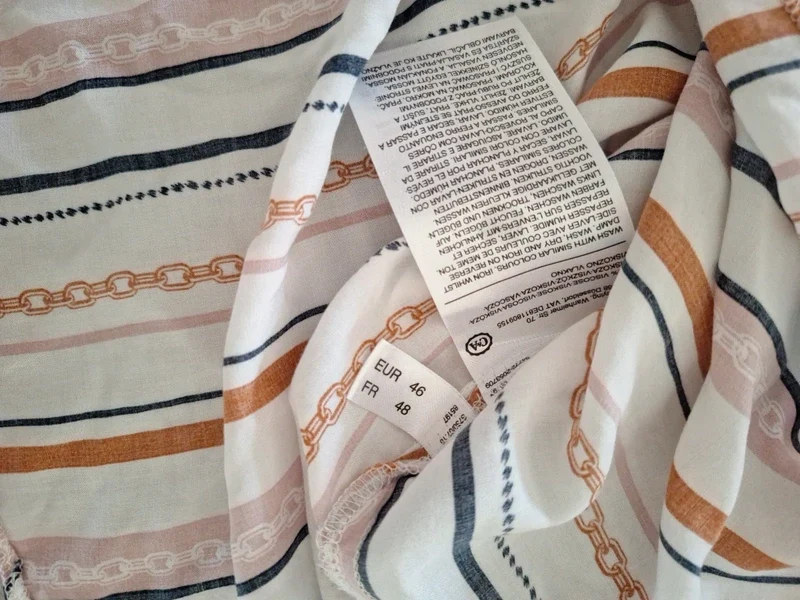 Yessica Bluse Streifen 46