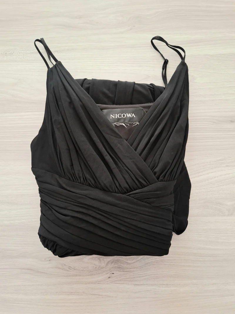 Nicowa Abendkleid Raffungen 36