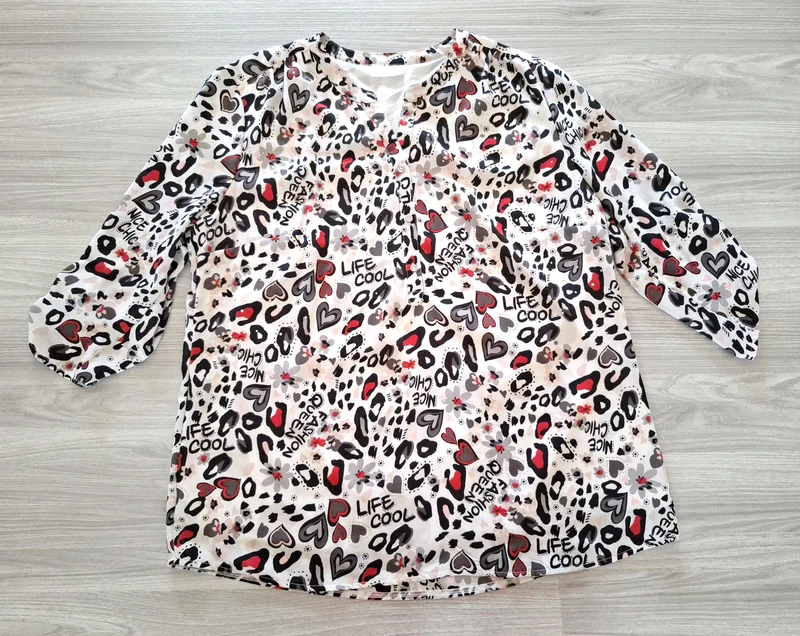 Canda Bluse Leo Print 46