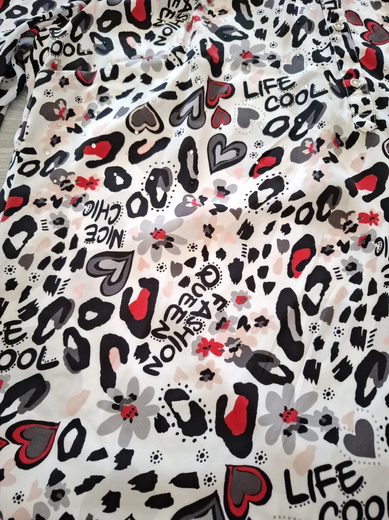 Canda Bluse Leo Print 46