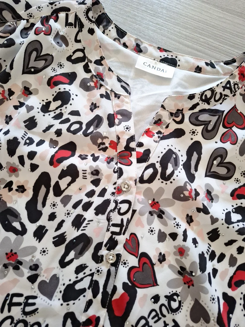 Canda Bluse Leo Print 46