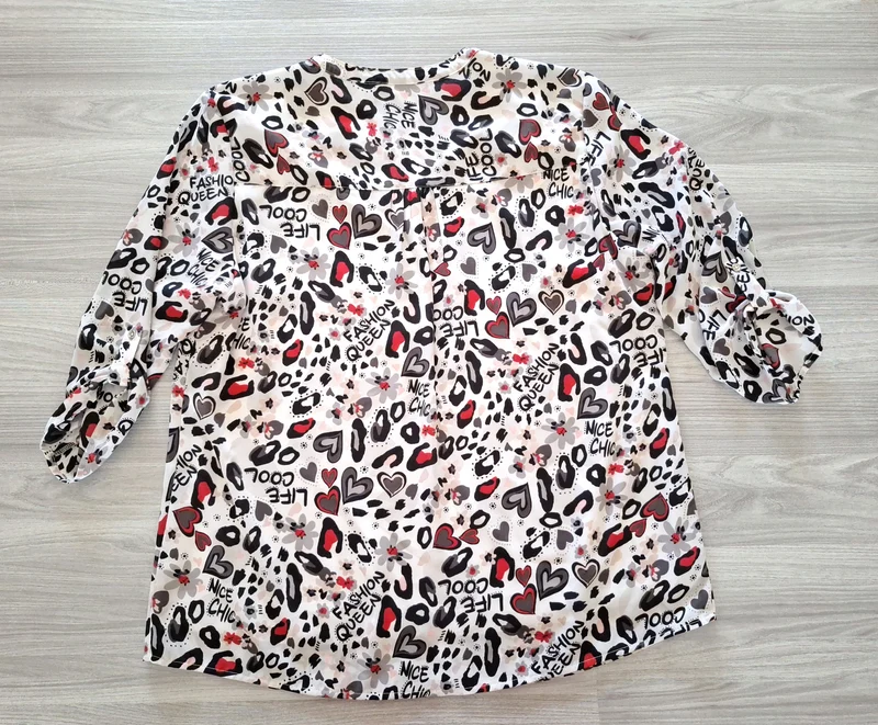 Canda Bluse Leo Print 46