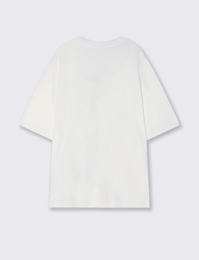 T-shirt Dragon Ball uomo girocollo boxy fit - Bianco