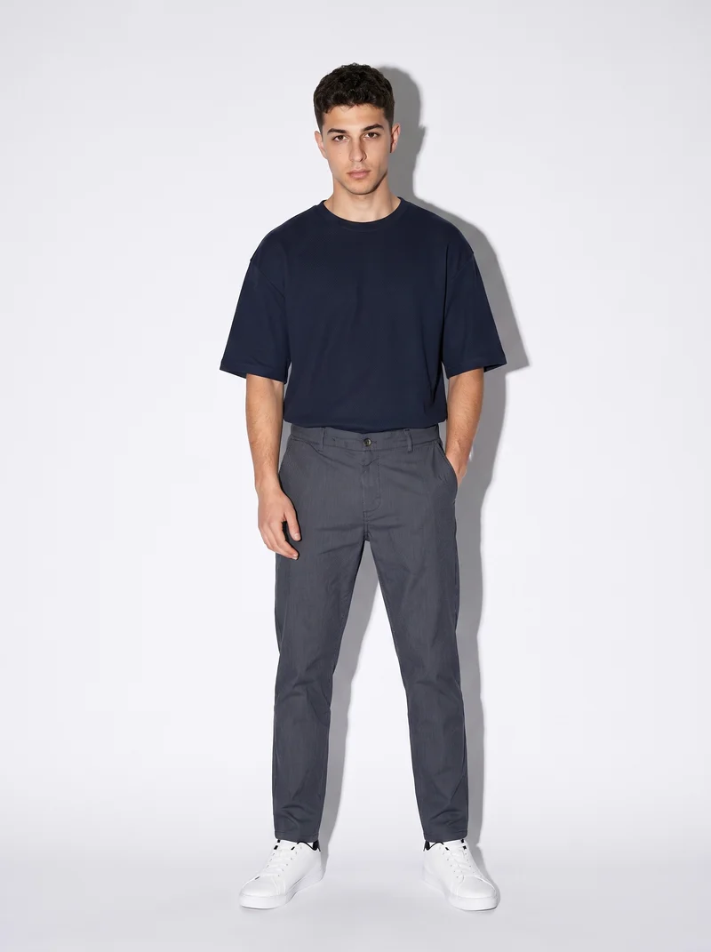 Pantaloni Chino Slim Fit a Righe - CARTA DA ZUCCHERO