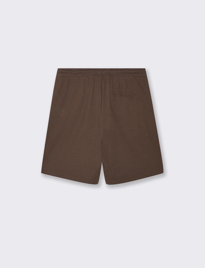 Bermuda Jogger in Jacquard Relaxed Fit - Moro