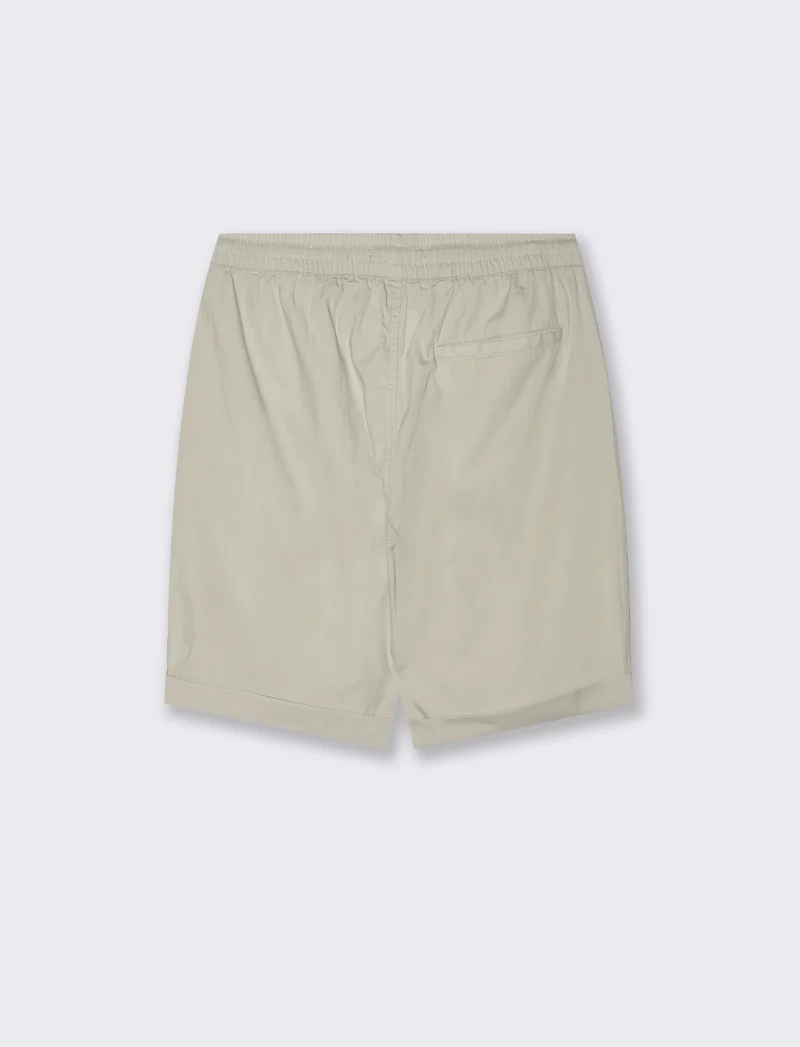 Bermuda jogger in cotone leggero da uomo - Grigio ghiaccio