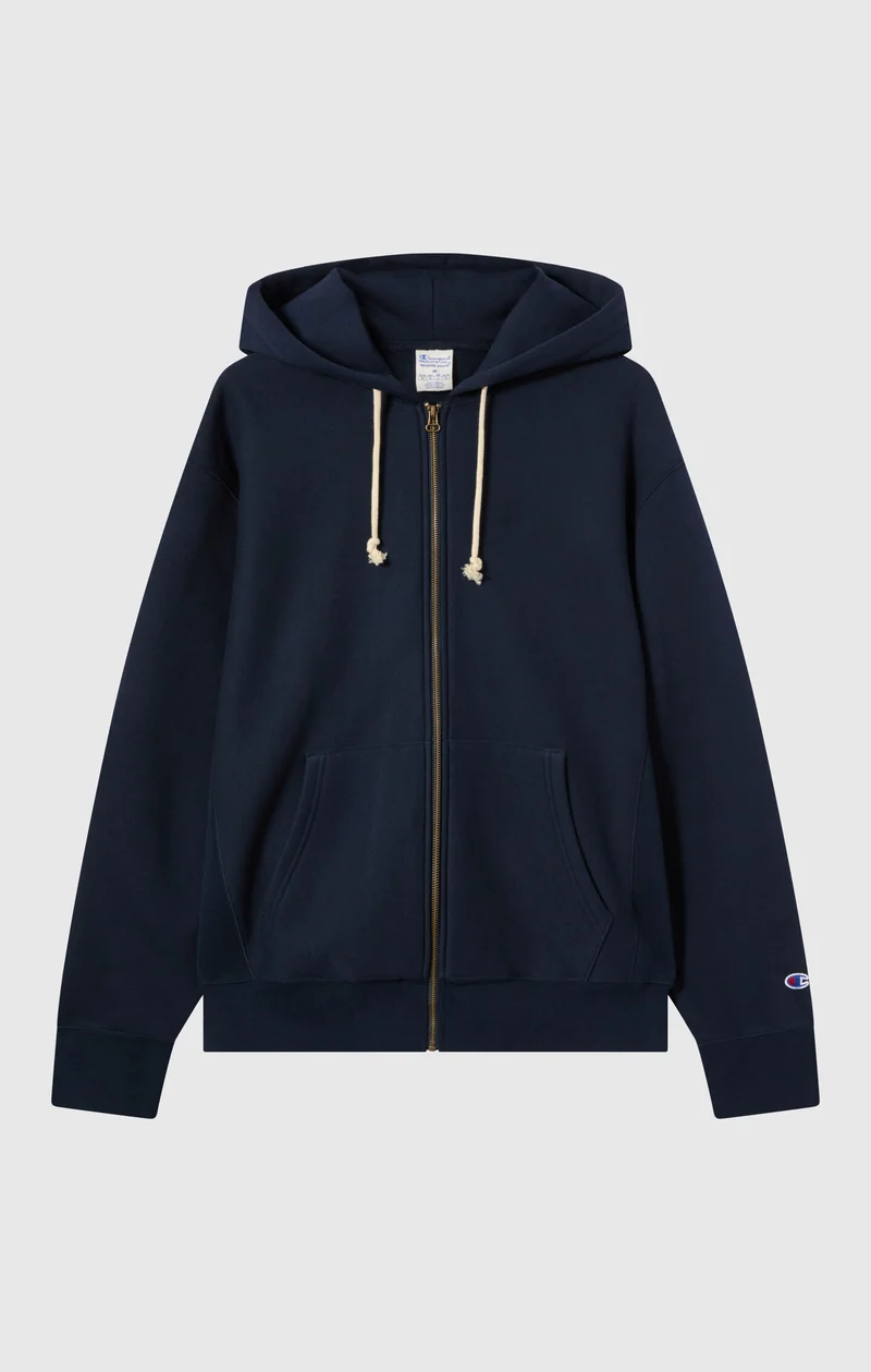 Reverse Weave Men's Fleece Zip Up Hoodie