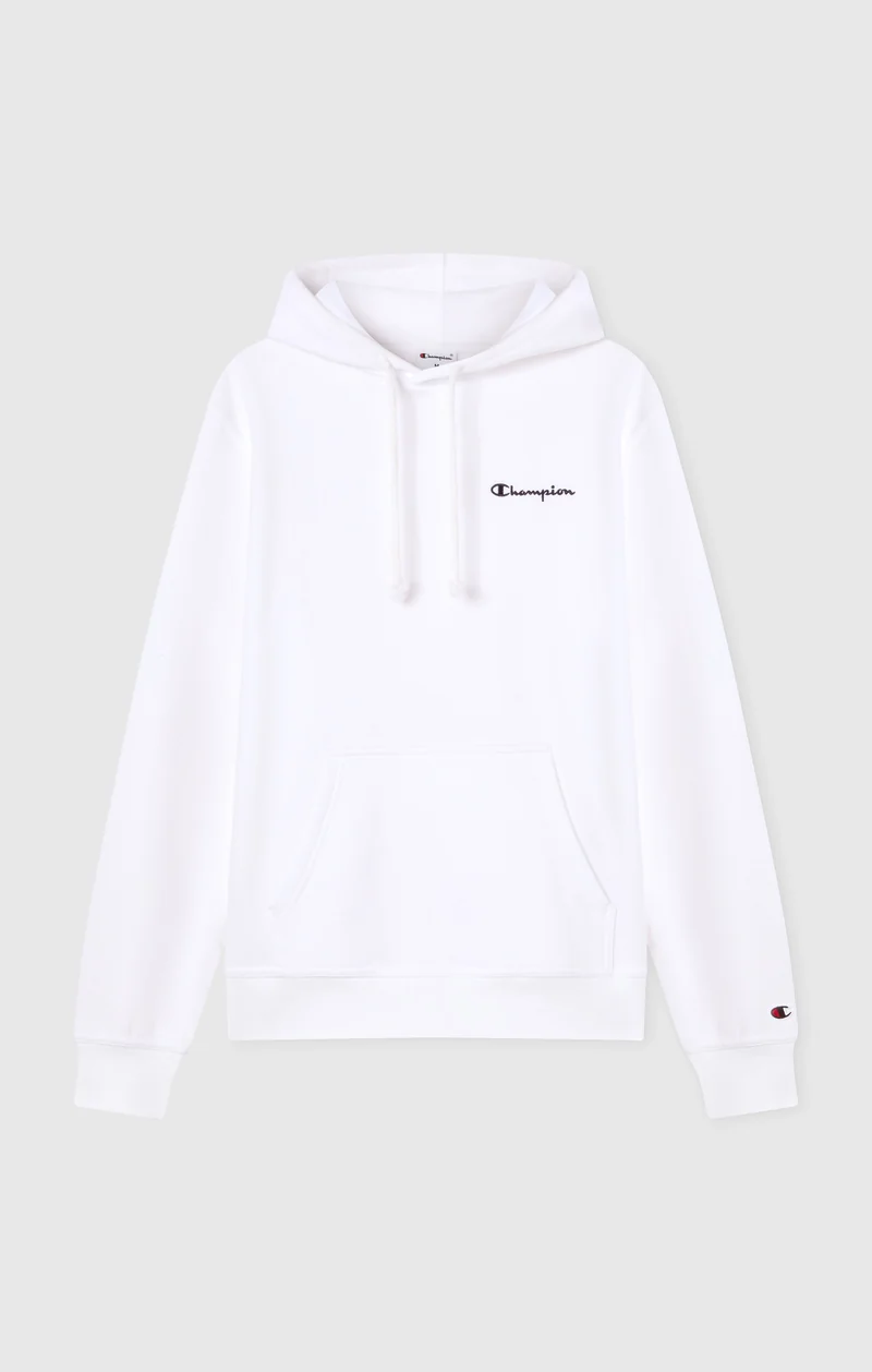 Men’s Fleece Hoodie with Small Embroidered Logo Icons