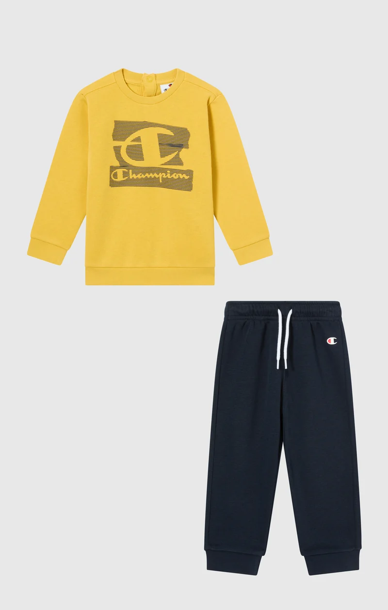 Baby Crewneck Fleece Sweatsuit with Graphic