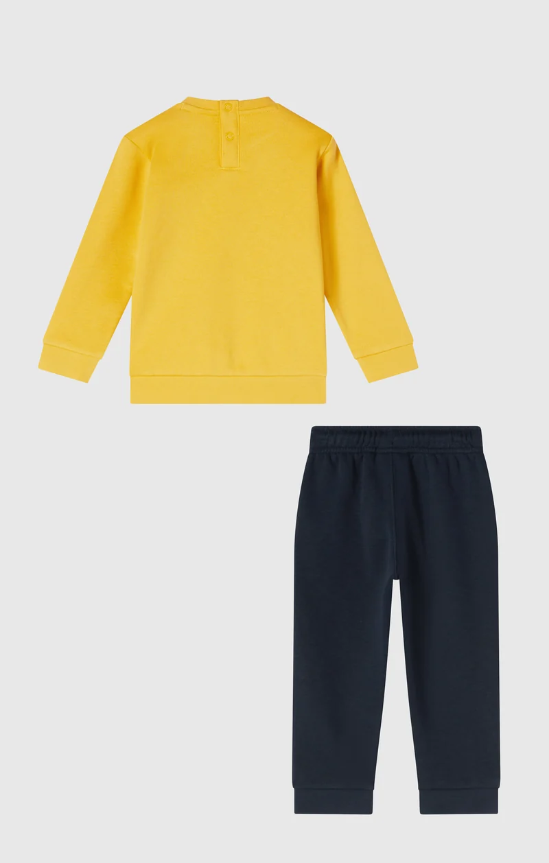 Baby Crewneck Fleece Sweatsuit with Graphic