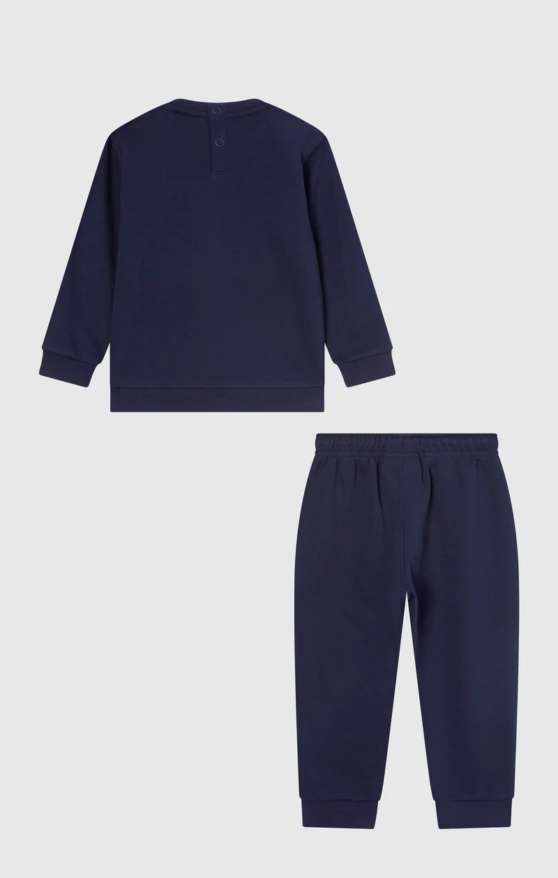 Baby Crewneck Fleece Sweatsuit with Graphic