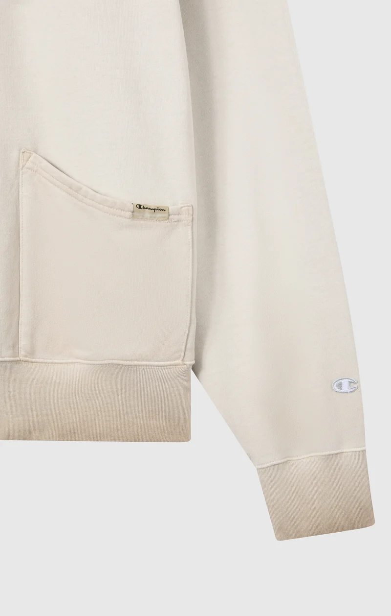 Men’s Washed Polo Half-Zip Neck Heavyweight Sweatshirt Time Capsule