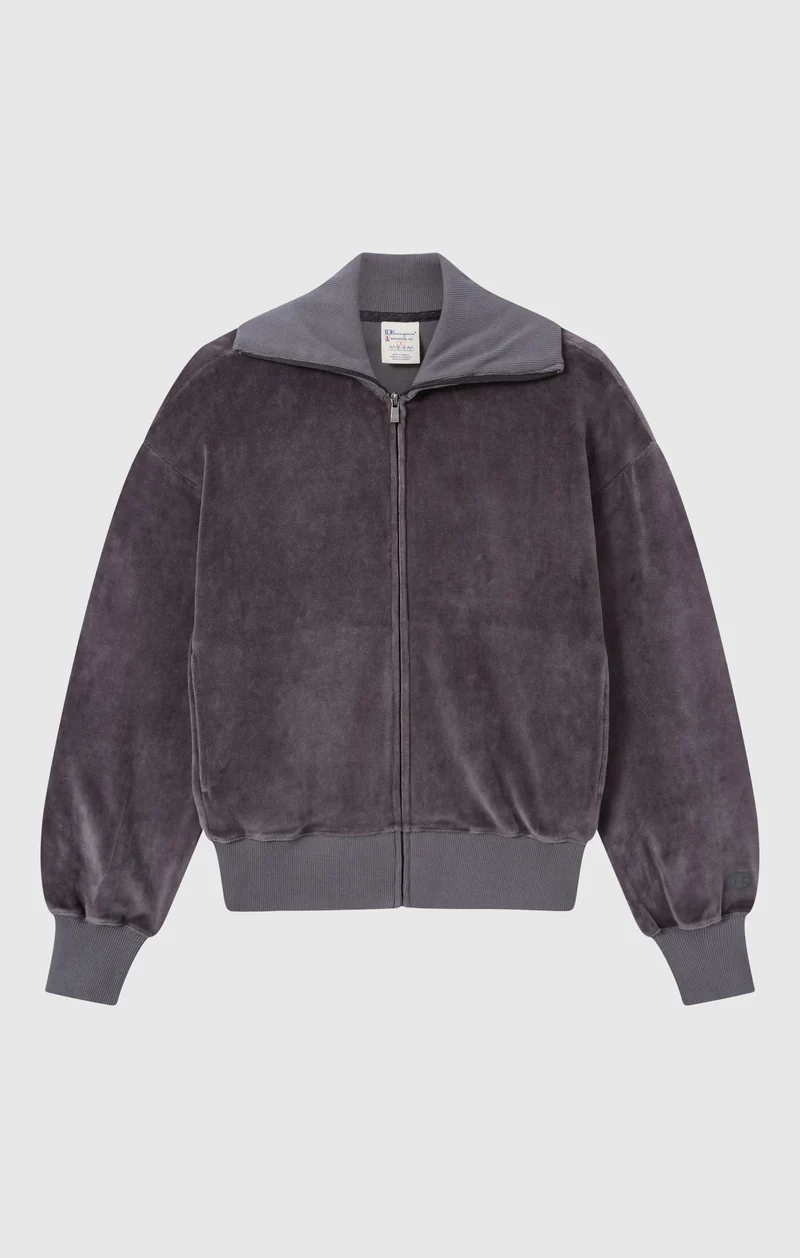 Women's Velour Full Zip Sweatshirt