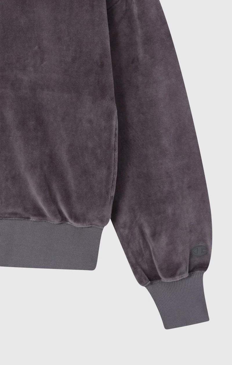 Women's Velour Full Zip Sweatshirt