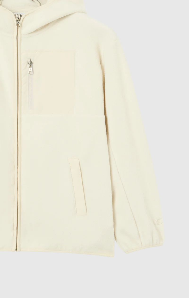Girls' Full Zip Fleece Polar Hoodie Icons