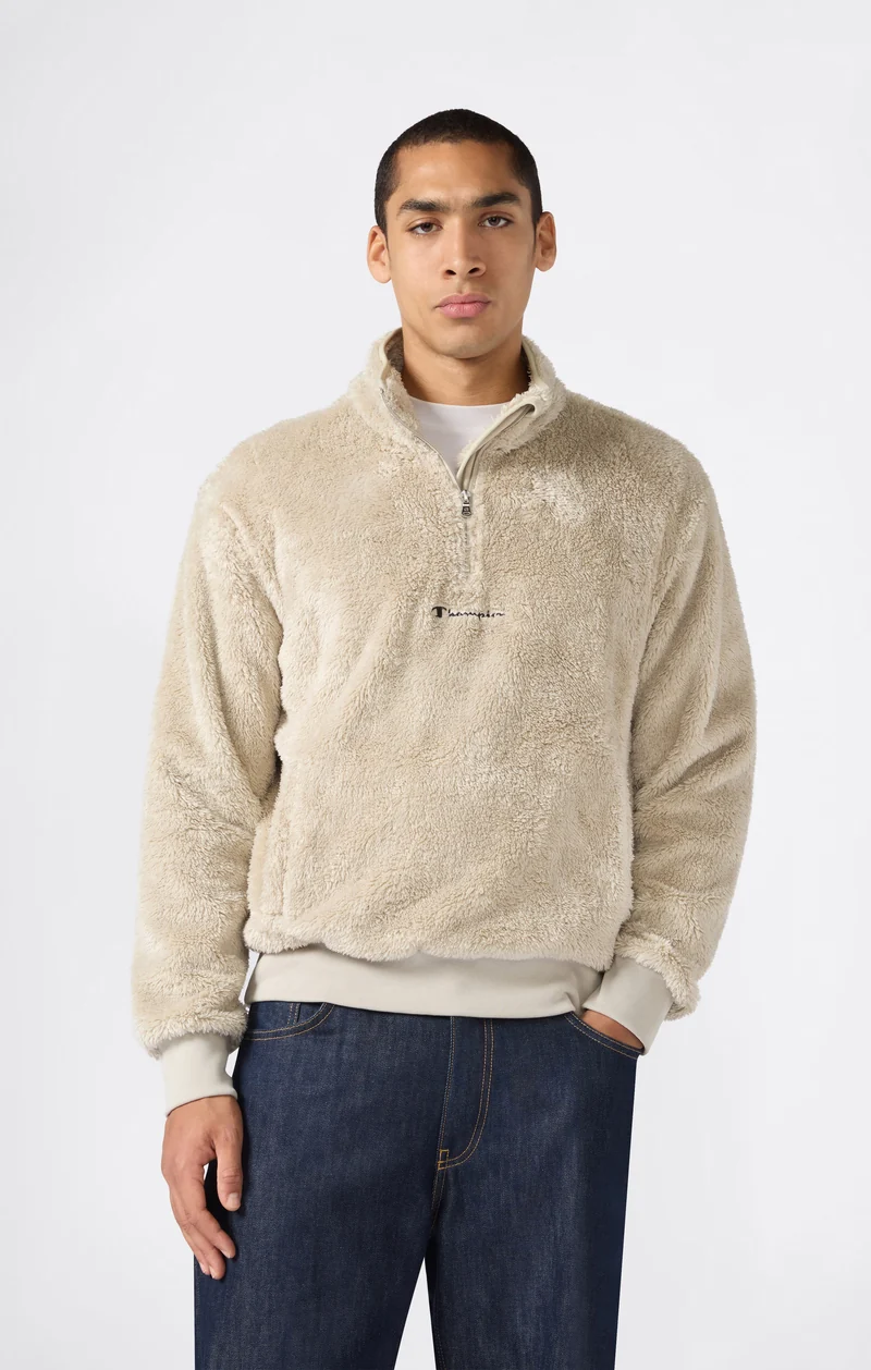 Men’s Half Zip Polar Teddy Top