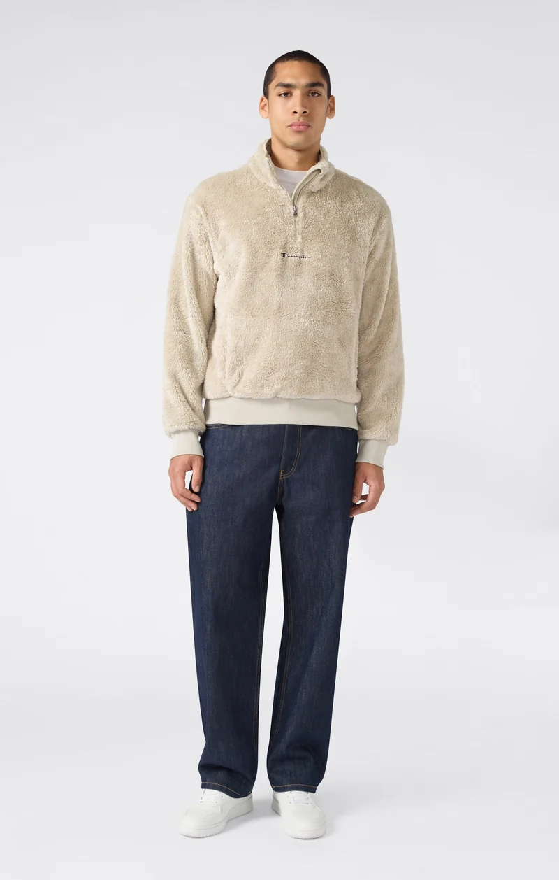 Men’s Half Zip Polar Teddy Top