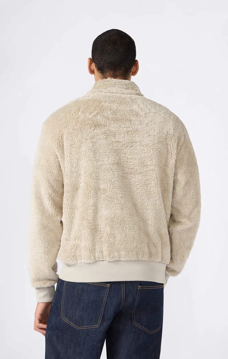 Men’s Half Zip Polar Teddy Top