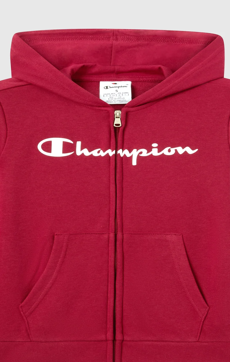 Boys' Full Zip Hoodie with Maxi Logo