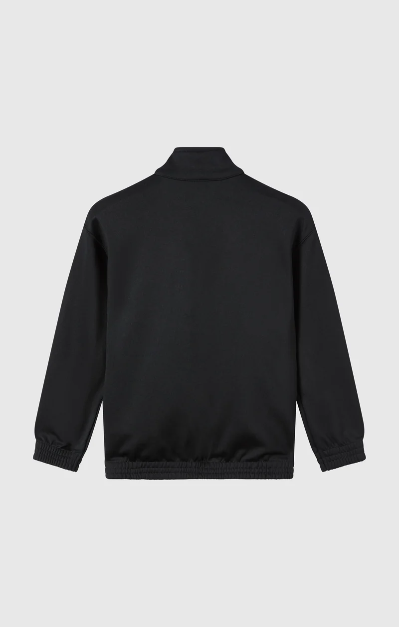Boys' Full Zip Track Jacket With Patch Logo