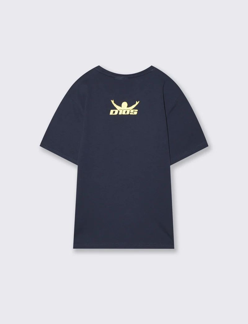 T-shirt D10S mezza manica in jersey - Blu