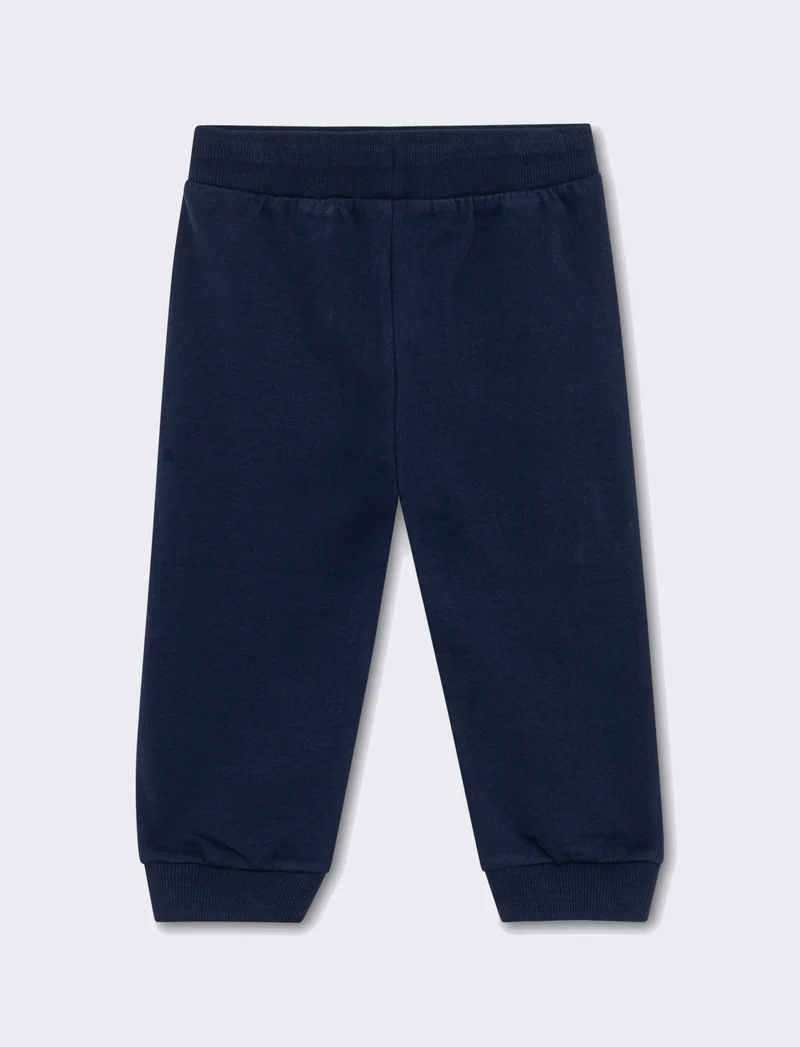 Pantalone sportivo con coulisse da neonato - Blu