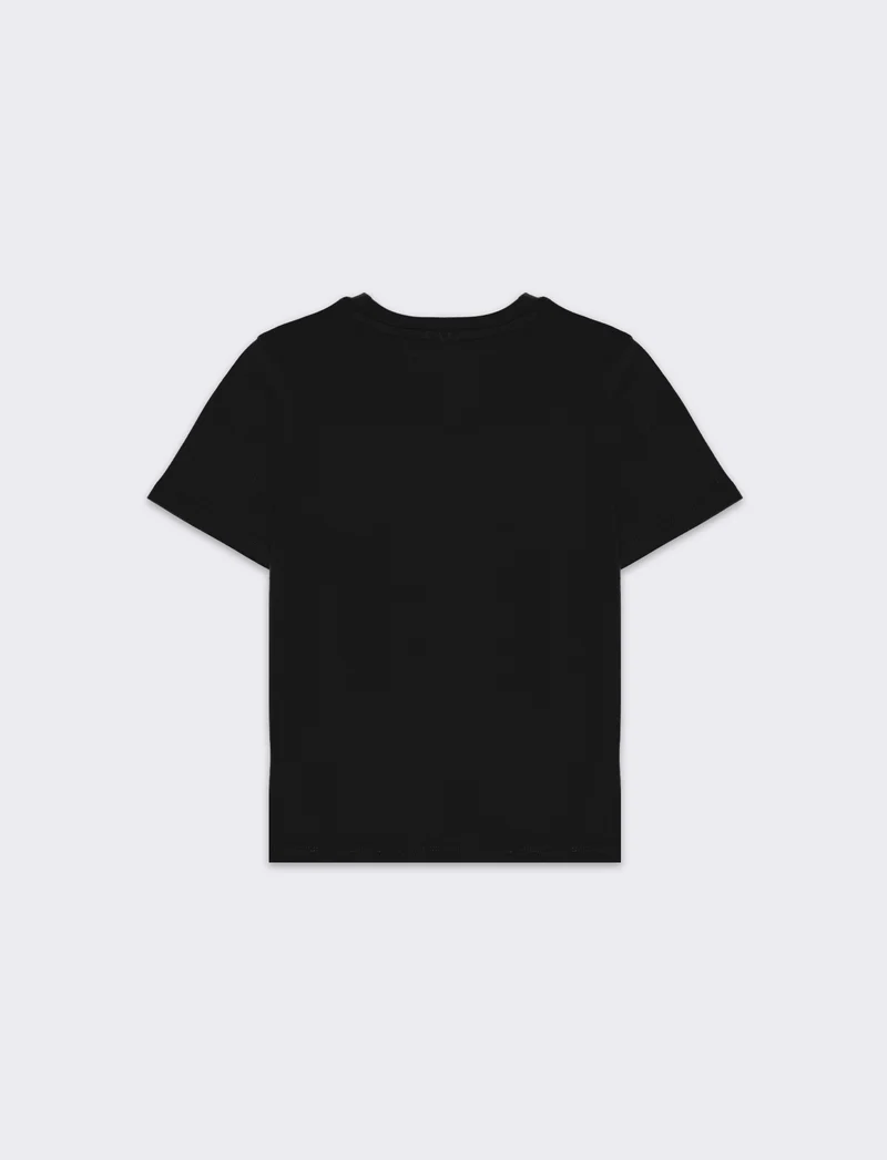 T-shirt con stampa da bambino - Nero