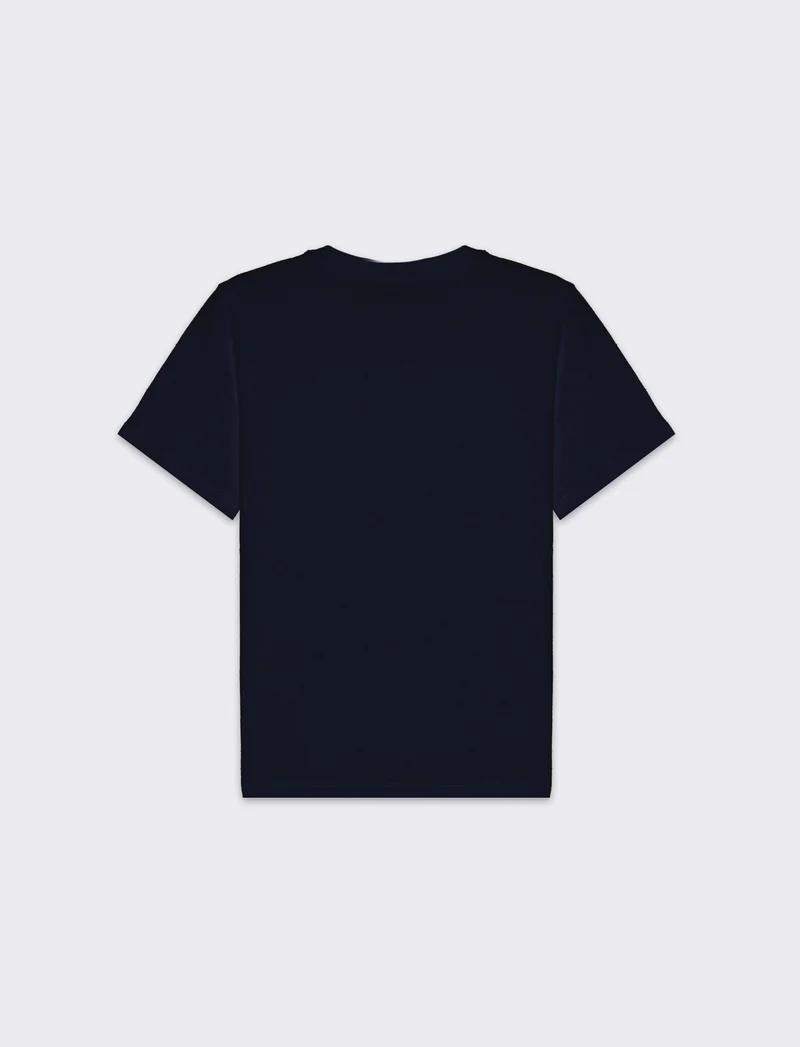 T-shirt basica mezza manica da bambino - Blu