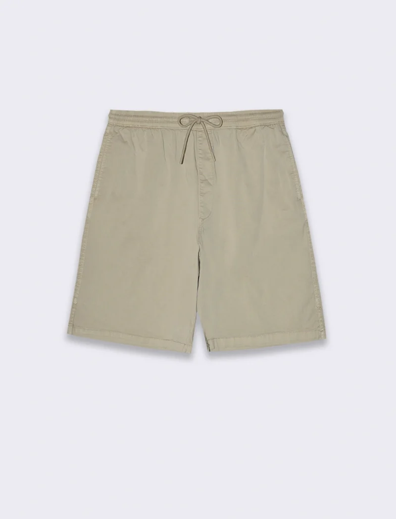 Bermuda baggy wide fit da uomo - Beige